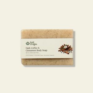 ⁠Dark Coffee and Cinnamon Body Soap With Shea Butter - 100 Gm | Pack of 2 - EarthBased 