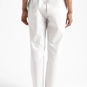 Organic Cotton & Natural Dyed Womens Ash Grey Color Slim Fit Pants by Livbio - EarthBased 