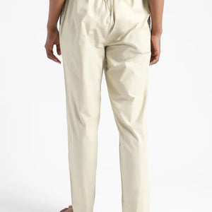 Organic Cotton & Natural Dyed Womens Henna Green Color Slim Fit Pants by Livbio - EarthBased 