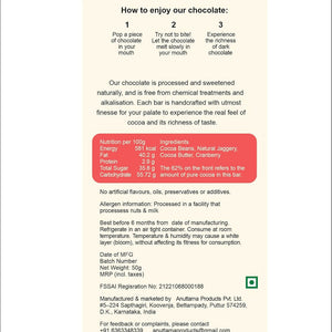 Anuttama | Dark Chocolate | Classic + Cranberry | Combo - EarthBased 