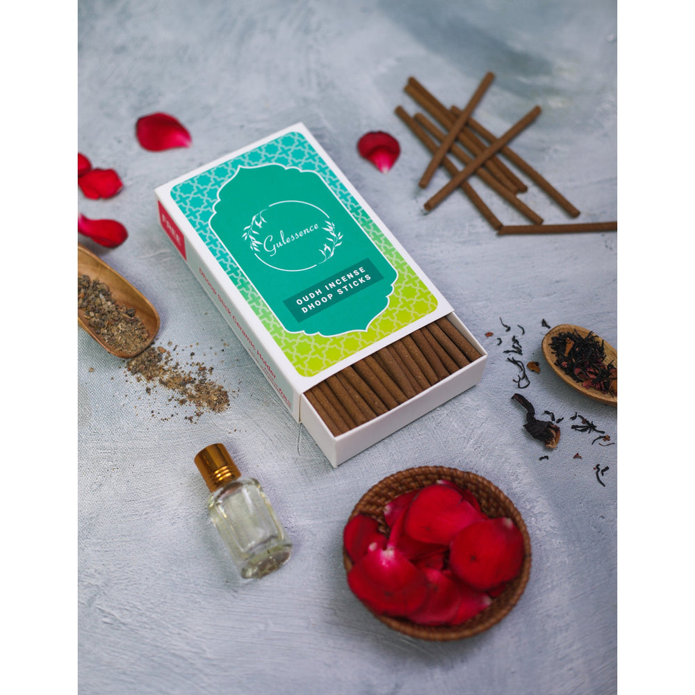 Sandalwood Incense stick & Oudh Dhoop sticks - Made from Temple Flowers |  Gulessence - EarthBased 