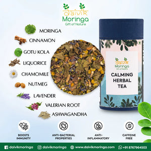 Calming Herbal Tea | Daivik Moringa - EarthBased 