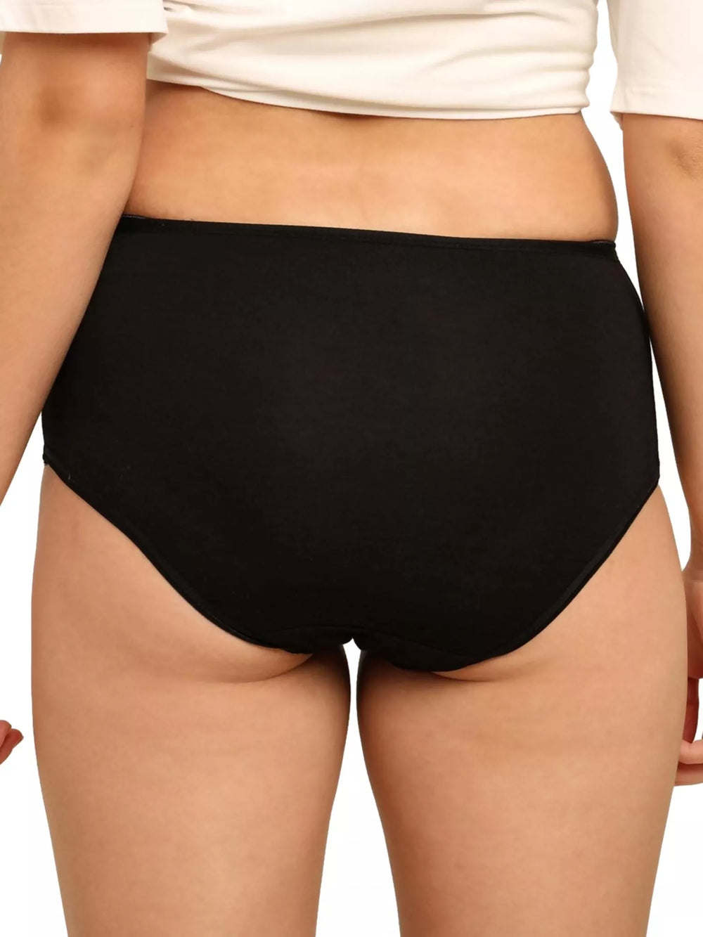 Bamboo Fabric Women's Hipster Panty | Red and Black | Pack of 2 - EarthBased 