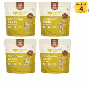 Nourish You raw sunflower seeds, pack of 4