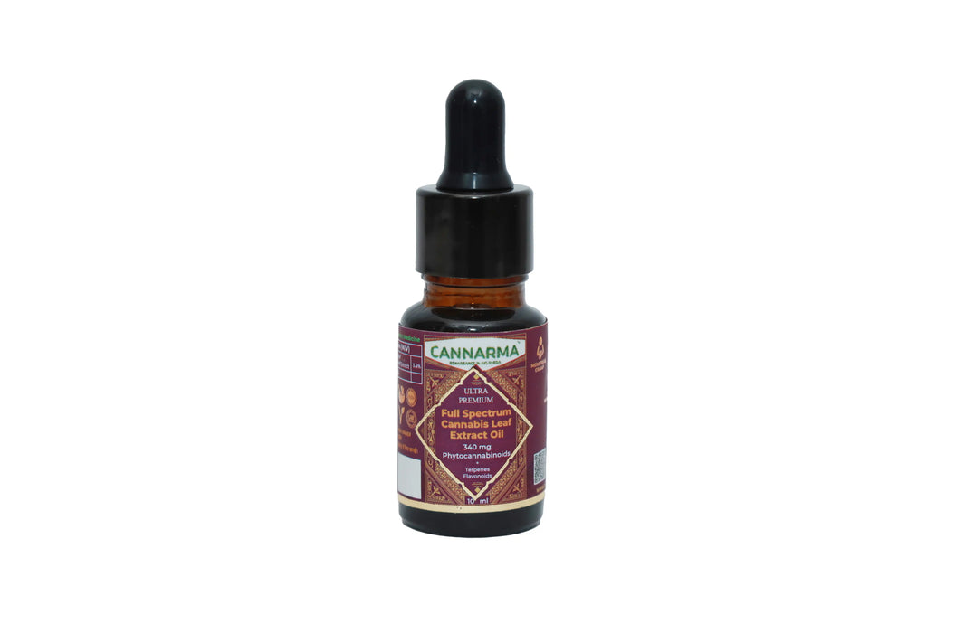 CannarmaTM Ultra Premium Full Spectrum Cannabis Extract Oil 340 mg of Phytocannabinoids - EarthBased 