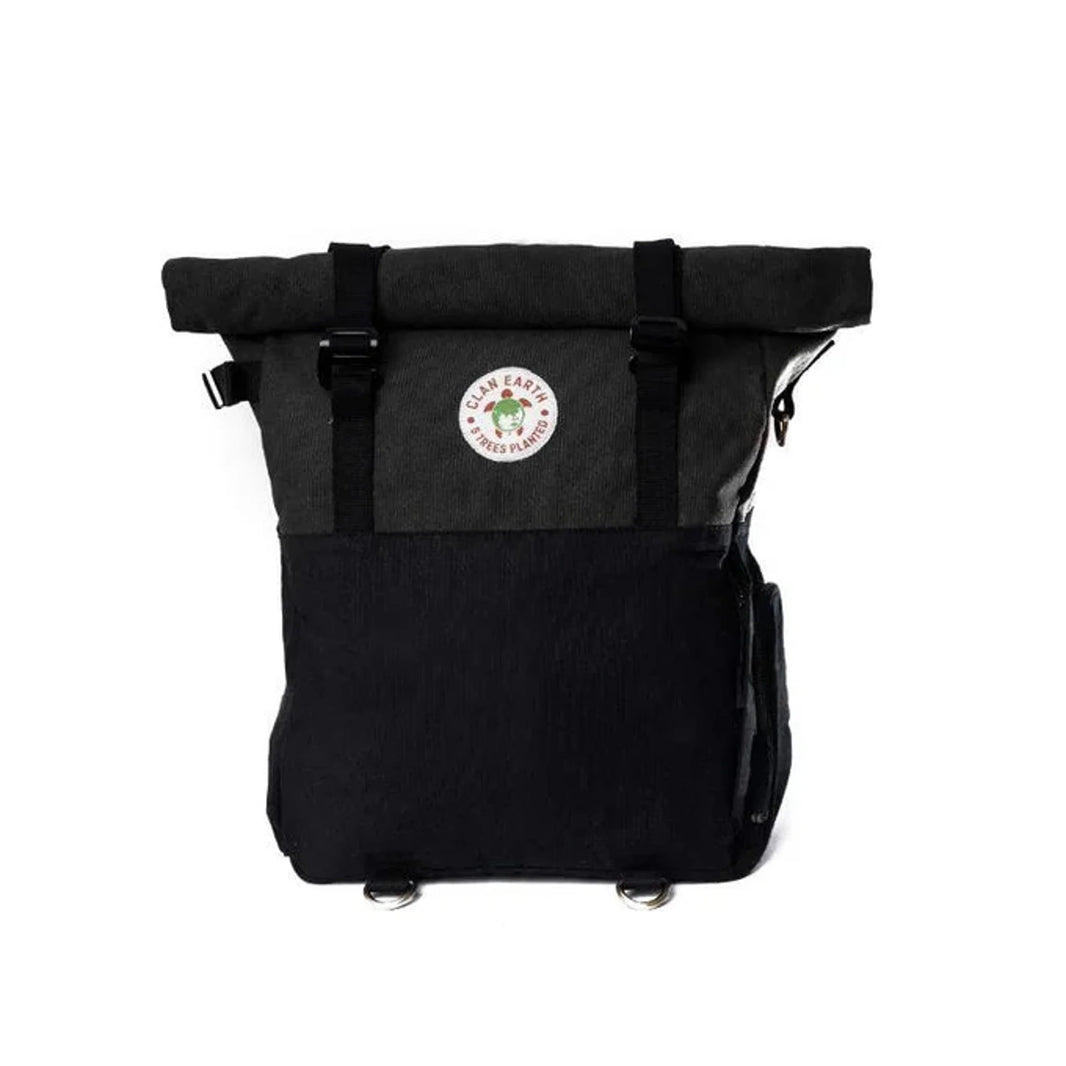 Pangolin Backpack- Charcoal Black | Clan Earth - EarthBased 