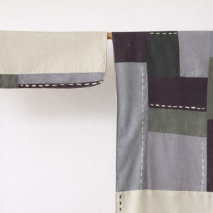 Patchwork Table Runner with geometric pattern