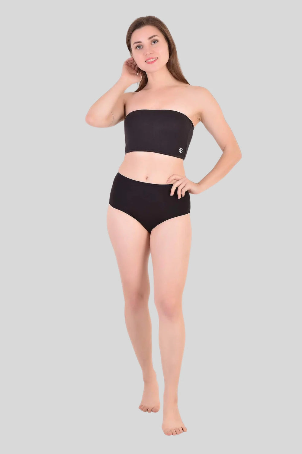 Bamboo Fabric Tube Top | Black - EarthBased 