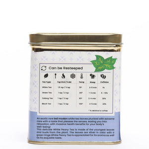 Peony White Tea by Lluvia Tea - EarthBased 