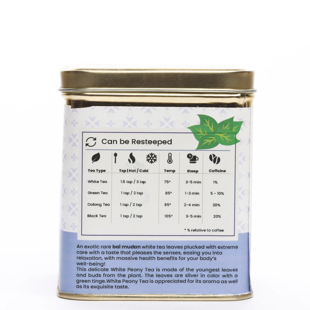 Peony White Tea by Lluvia Tea - EarthBased 