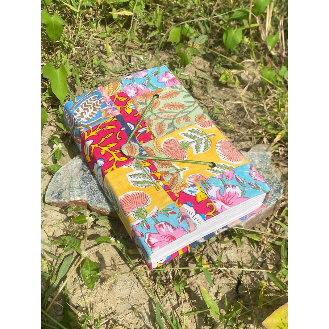 Recycled Paper Vintage Journal (MULTICOLOR) - Jumbo - EarthBased 