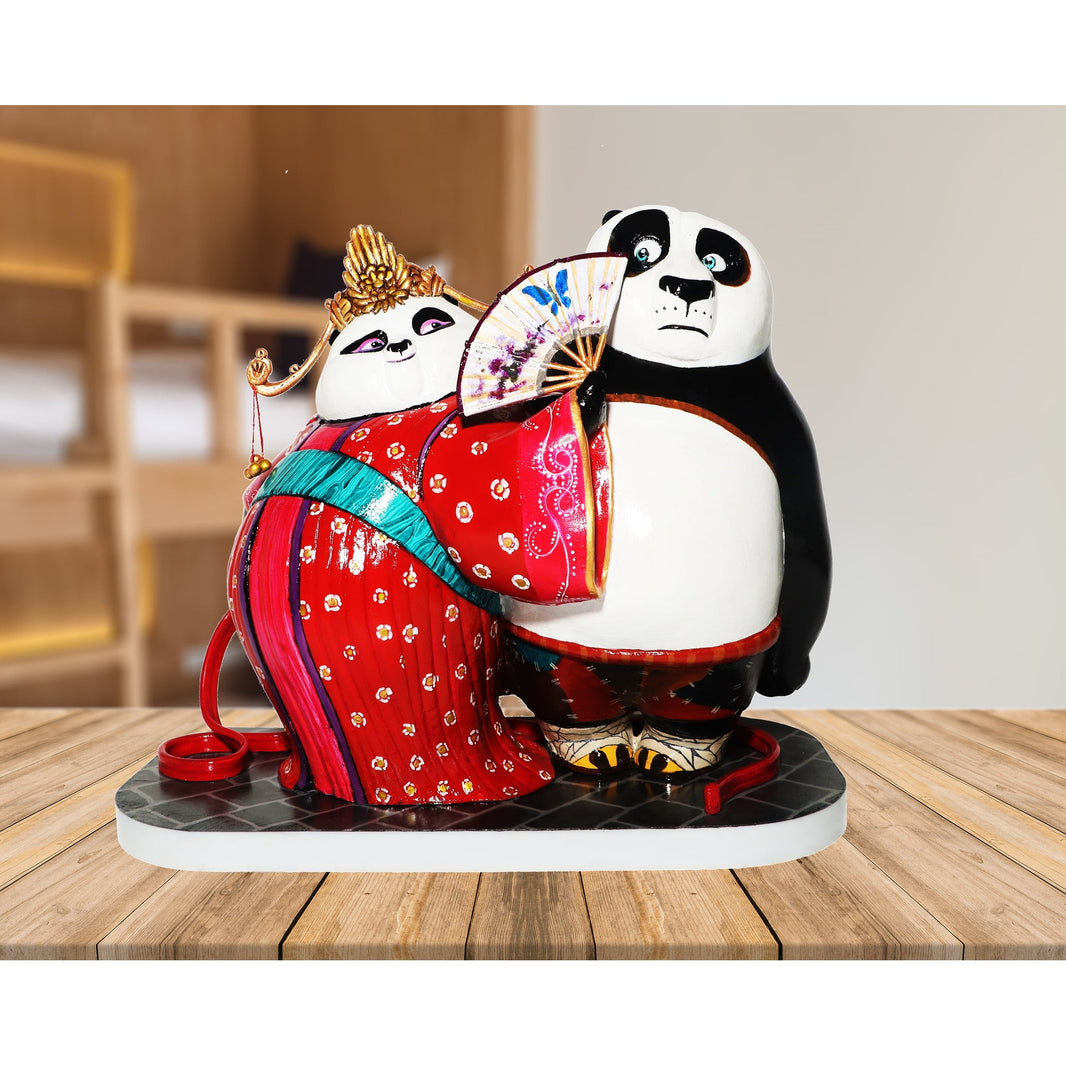Po and Mei Mei's Radiant Duet Lamp | KungFu Panda | Gulessence - EarthBased 