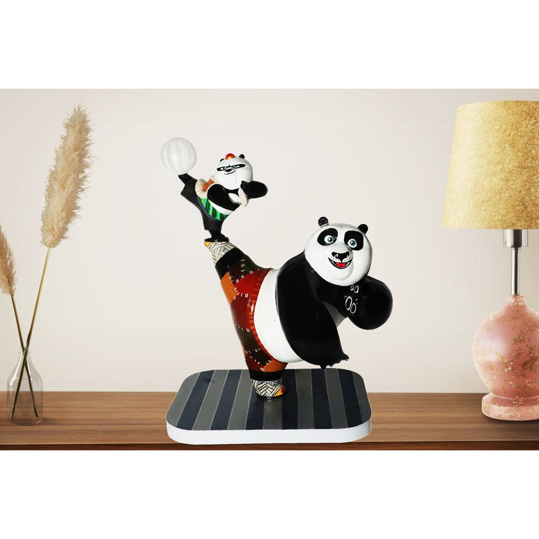 Po and Sim's Playful Balancing Act Lamp | KungFu Panda | Gulessence - EarthBased 