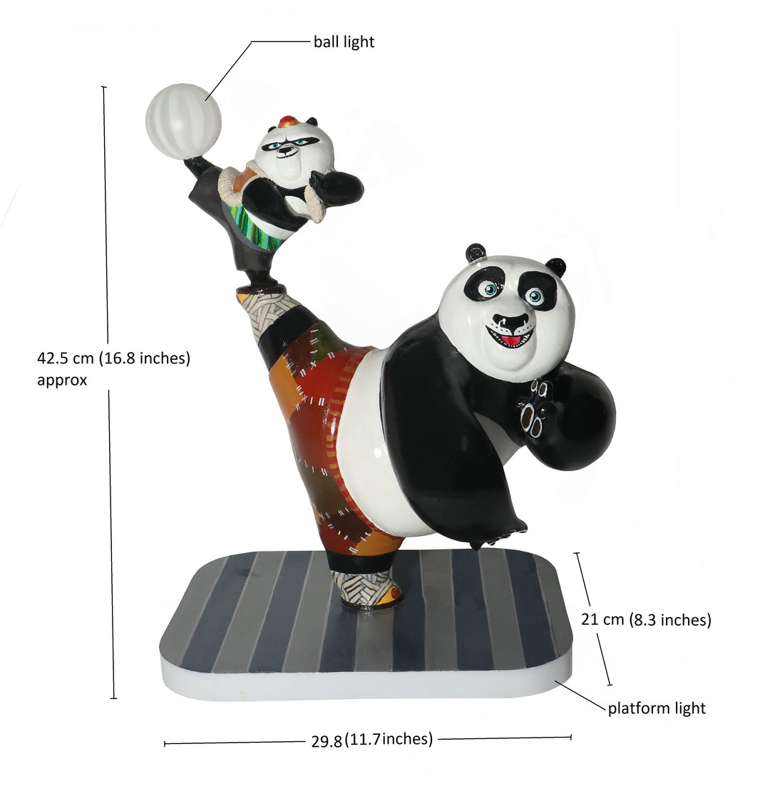 Po and Sim's Playful Balancing Act Lamp | Rasa Asthetic | Gulessence - Gulessence