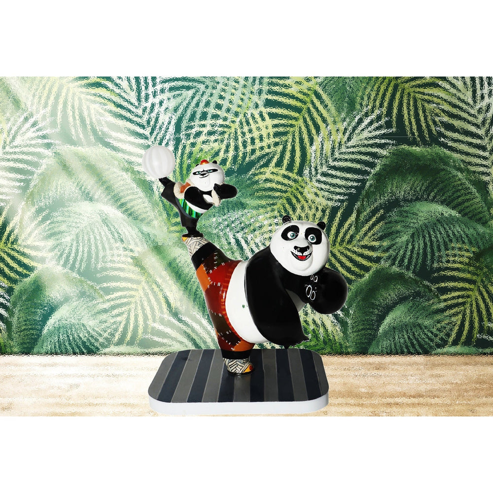 Po and Sim's Playful Balancing Act Lamp | KungFu Panda | Gulessence - EarthBased 