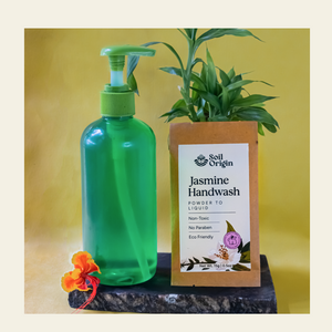 Powder to Liquid Handwash (Jasmine) | Pack of 4 - EarthBased 