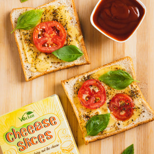Premium Vegan Cheese Slices - EarthBased 