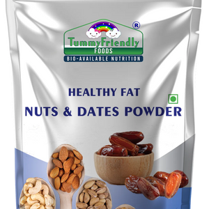 TummyFriendly Foods Premium Nuts and Dates Powder | Healthy Fat with Natural Sweetener - (200 g) - EarthBased 