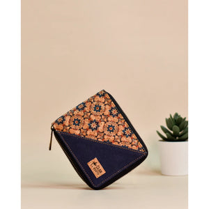 Printed Kiwi Zip Cork Wallet | Clan Earth - EarthBased 