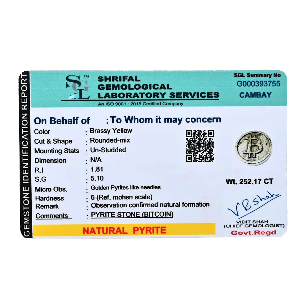 Pyrite Energy Coin | Symbol of Confidence & Positive Intent | Handcrafted Natural Stone Collectible - EarthBased 