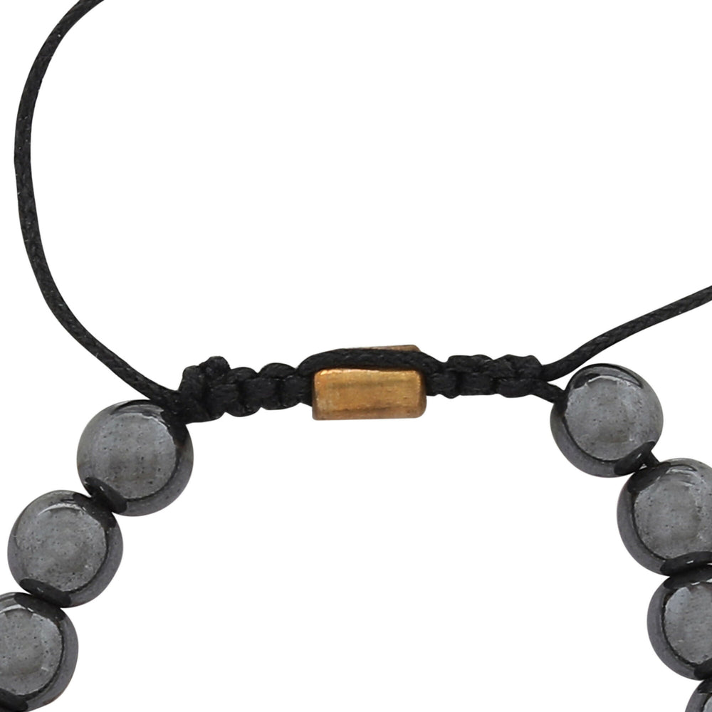 Real Hematite Healing Bracelet For Strong Mind, Grounded personality And Improved Health - EarthBased 