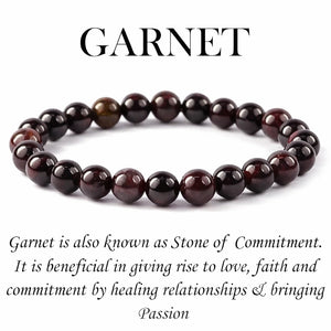 Garnet Gemstone Bracelets – Conscious Luxury with Healing Energy - EarthBased 