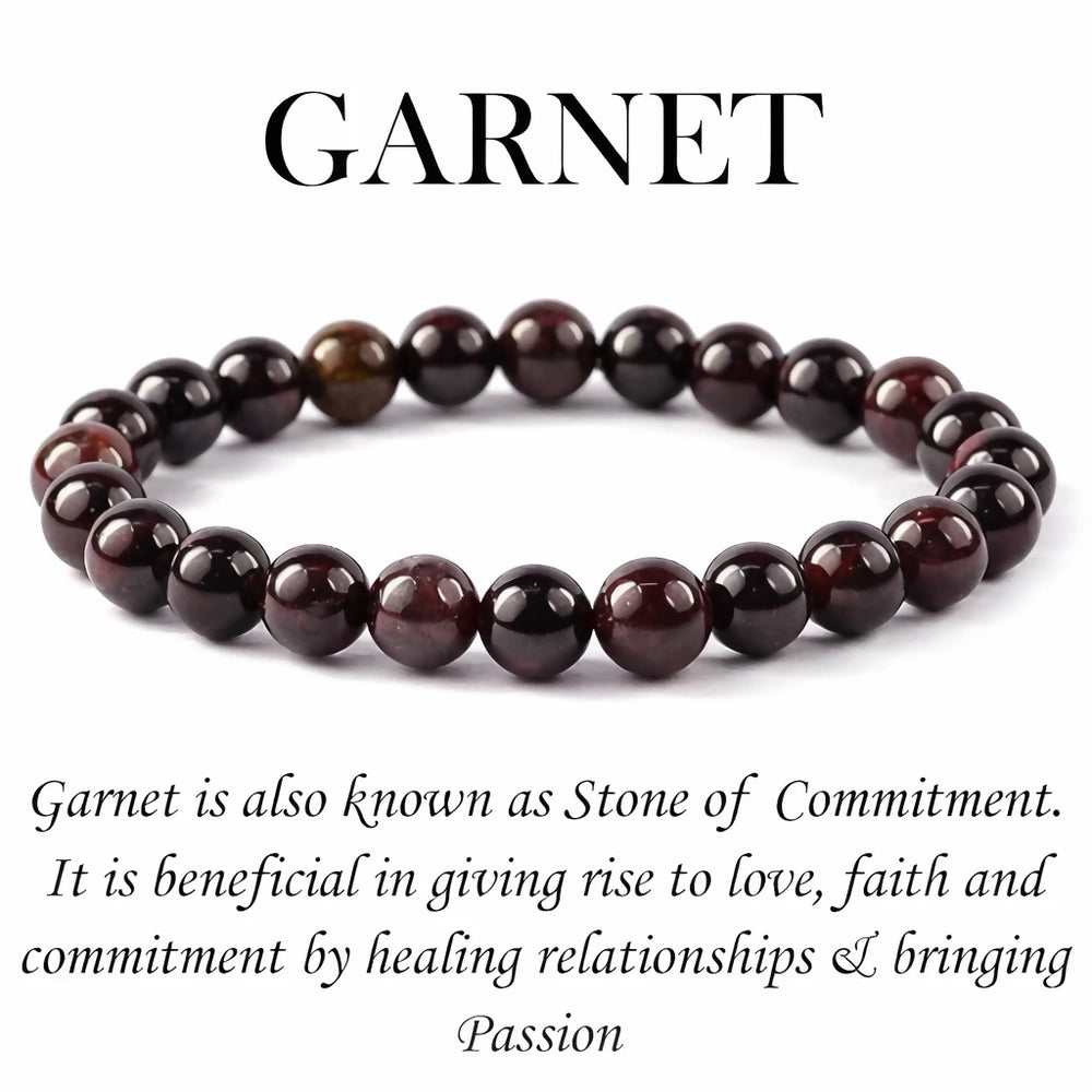 Garnet Gemstone Bracelets – Conscious Luxury with Healing Energy - EarthBased 