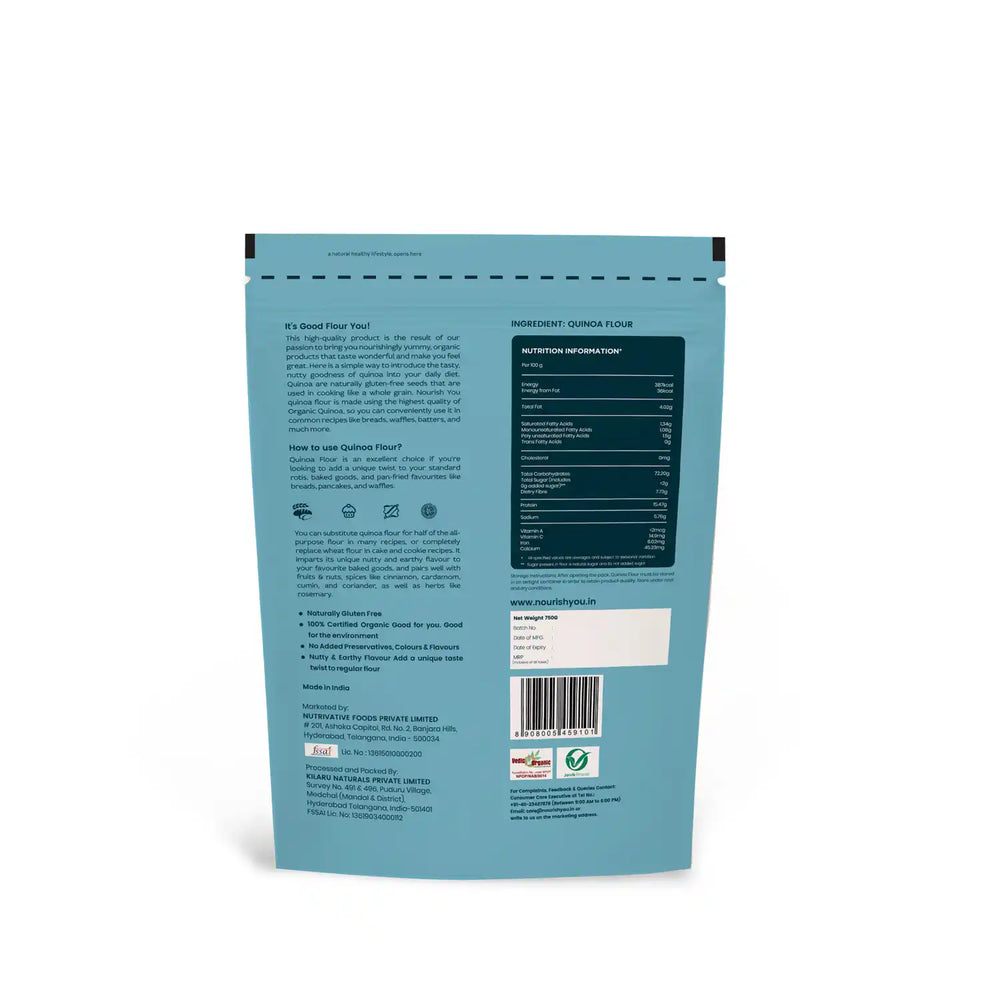 Nourish You QUINOA FLOUR 750G - EarthBased 