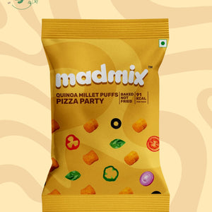 Quinoa Millet Puffs Pizza Party Pack of 10 - EarthBased 