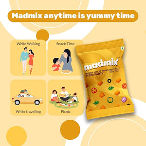 Quinoa Millet Puffs Pizza Party Pack of 10 - EarthBased 