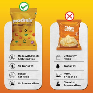 Quinoa Millet Puffs Pizza Party Pack of 10 - EarthBased 