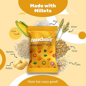 Quinoa Millet Puffs Pizza Party Pack of 10 - EarthBased 