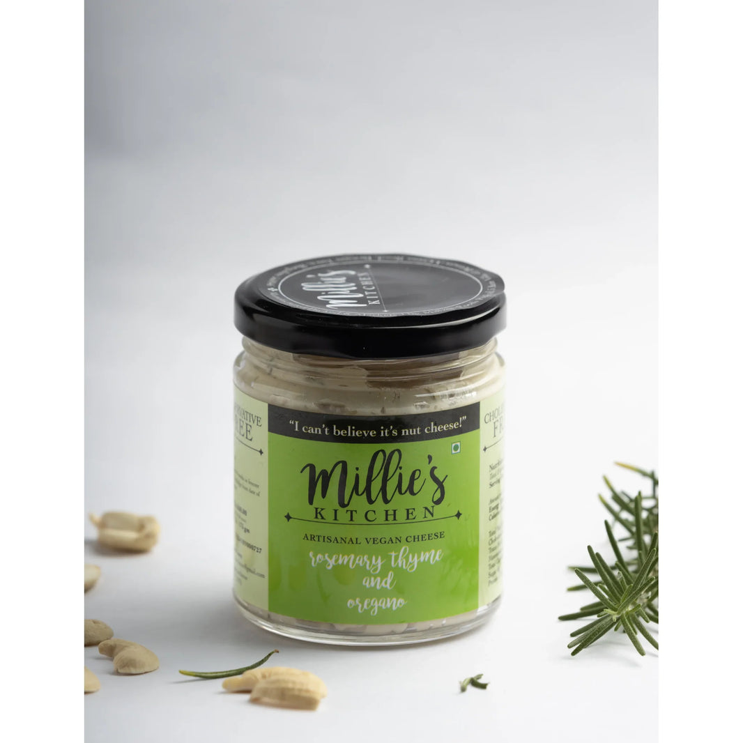 Rosemary Thyme and Oregano | Millie's Vegan Cheese - EarthBased 