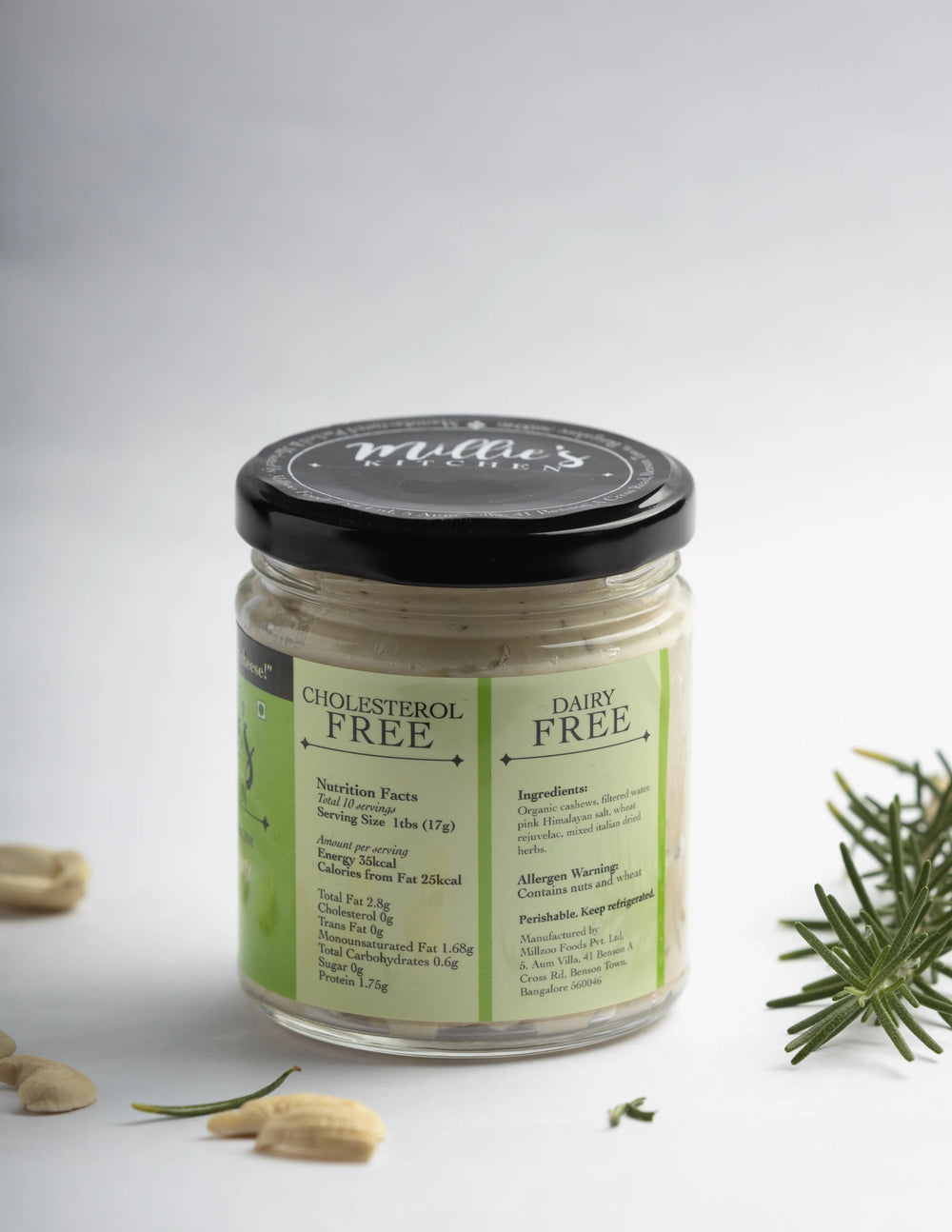 Rosemary Thyme and Oregano | Millie's Vegan Cheese - EarthBased 