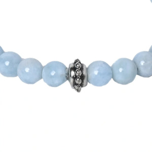Radiate Calmness with our Aquamarine Healing Gemstone Bracelet - Unlock Healing Benefits for Your Loved One - EarthBased 