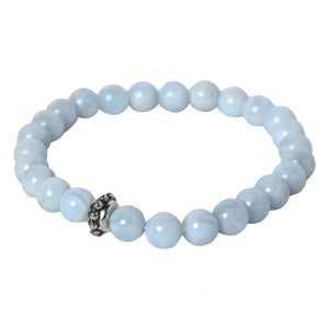 Radiate Calmness with our Aquamarine Healing Gemstone Bracelet - Unlock Healing Benefits for Your Loved One - EarthBased 