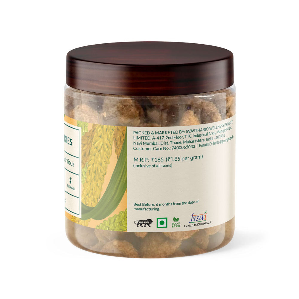 Nutty ragi cookies by Good Graze - EarthBased