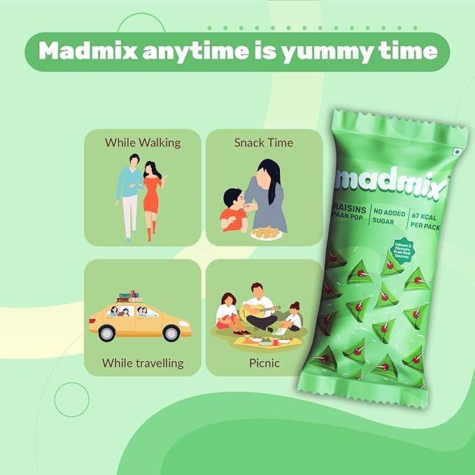 Raisins - Paan | Pack of 10 | Madmix - EarthBased 