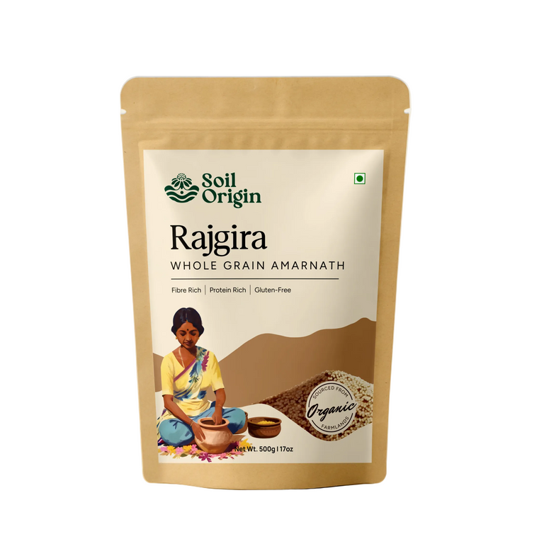 Rajgira (Amaranth) - Whole Grain  | Pack of 2 | Soil Origin - EarthBased 
