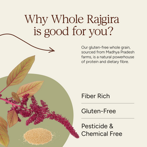 Rajgira (Amaranth) - Whole Grain  | Pack of 2 | Soil Origin - EarthBased 