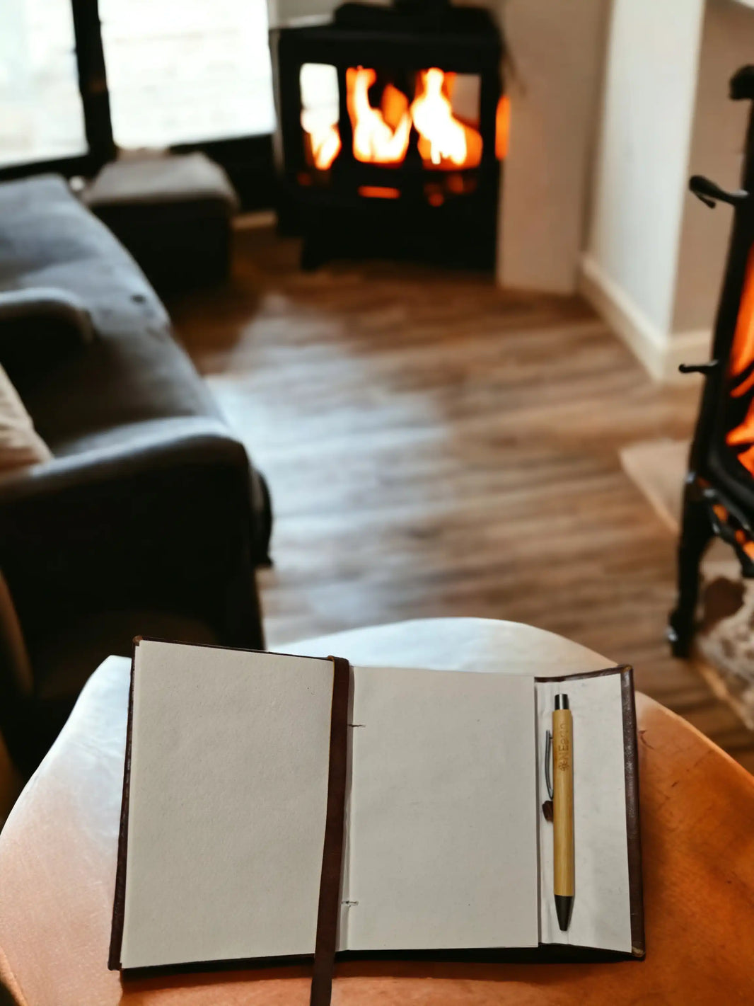 Recycled Paper Vegan Leather Journal - A6 | ONEarth - EarthBased 