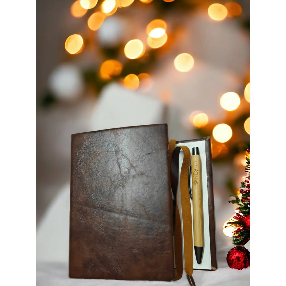 Recycled Paper Vegan Leather Journal - A6 | ONEarth - EarthBased 