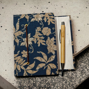 Recycled Paper Vintage Journal (BLUE) - Small | ONEarth - EarthBased 