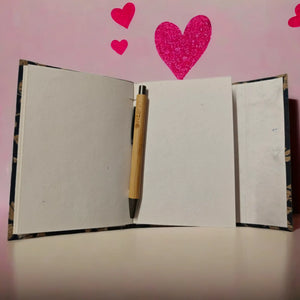 Recycled Paper Vintage Journal (BLUE) - Small | ONEarth - EarthBased 