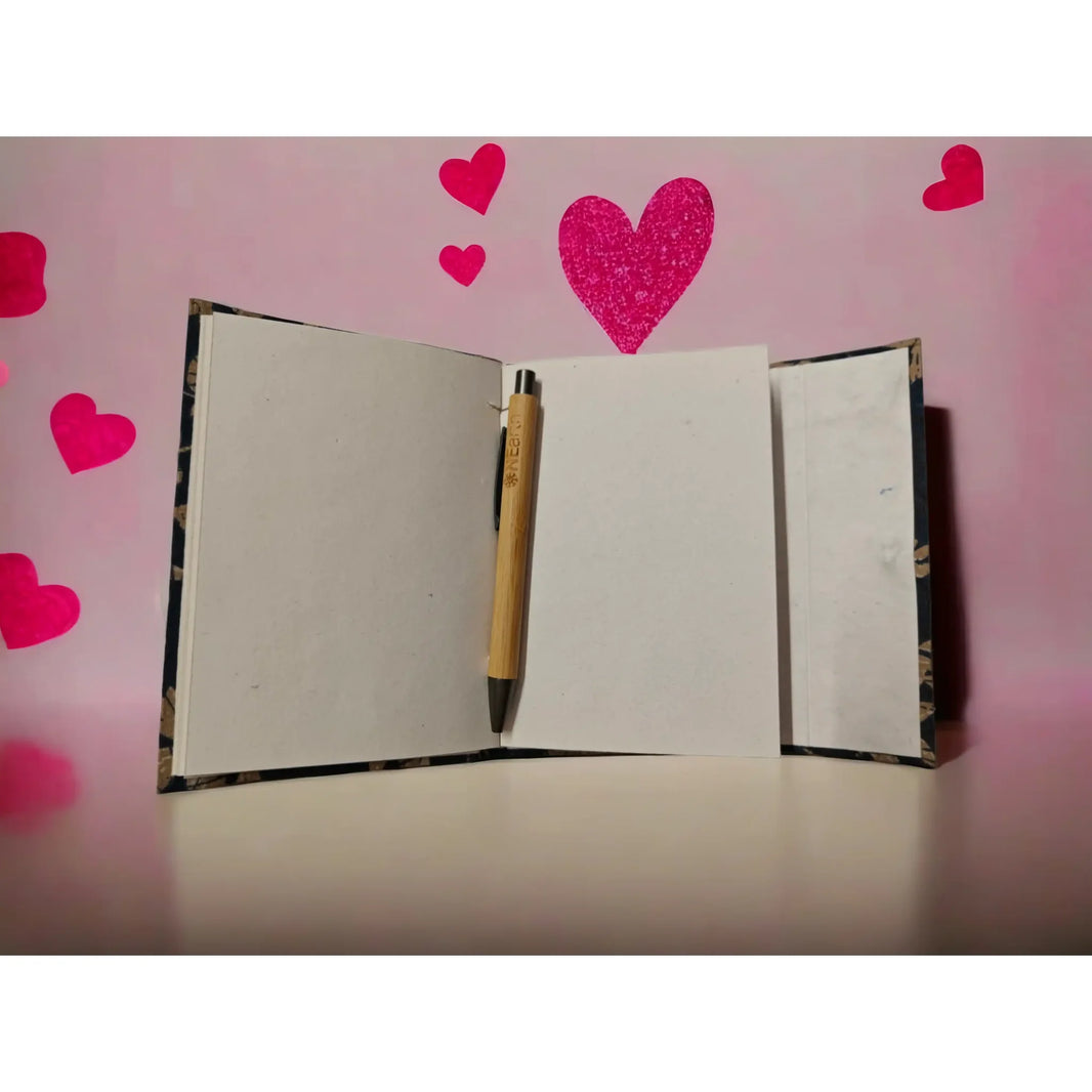 Recycled Paper Vintage Journal (BLUE) - Small | ONEarth - EarthBased 