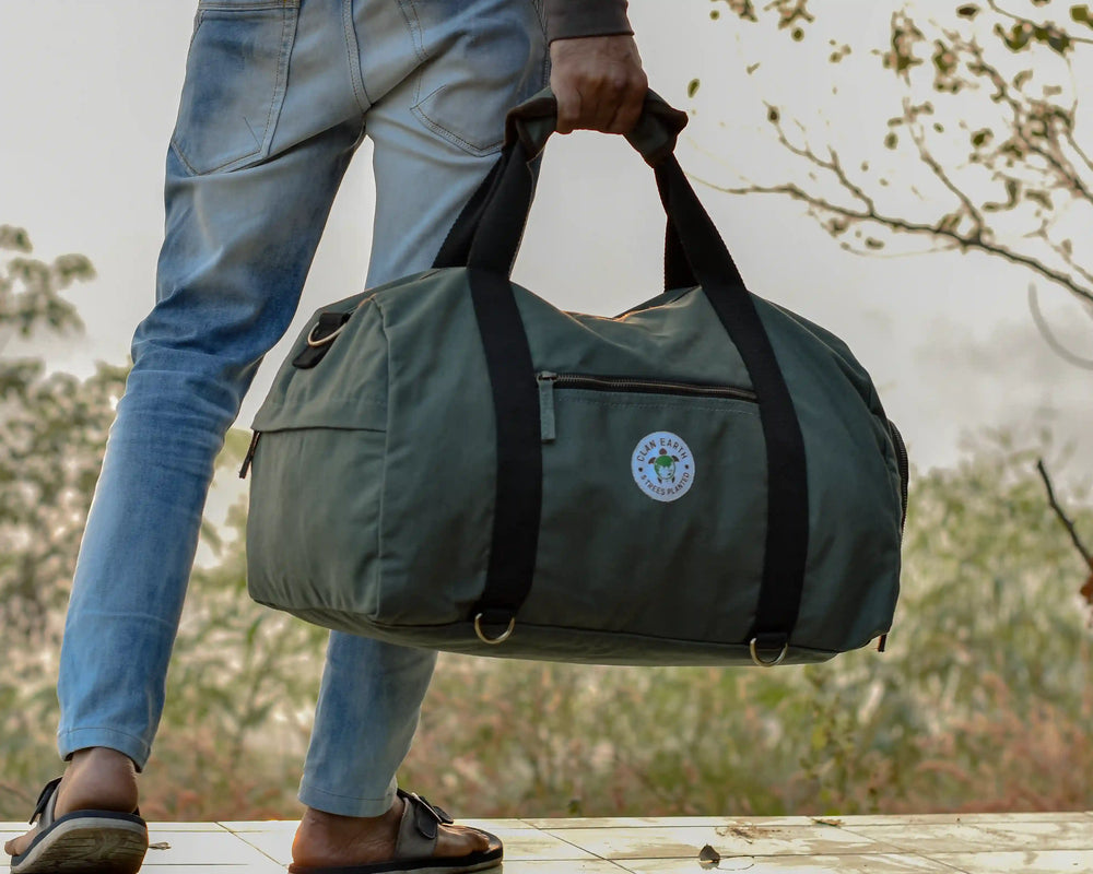 Rhino Duffel - Olive Green | Clan Earth - EarthBased 