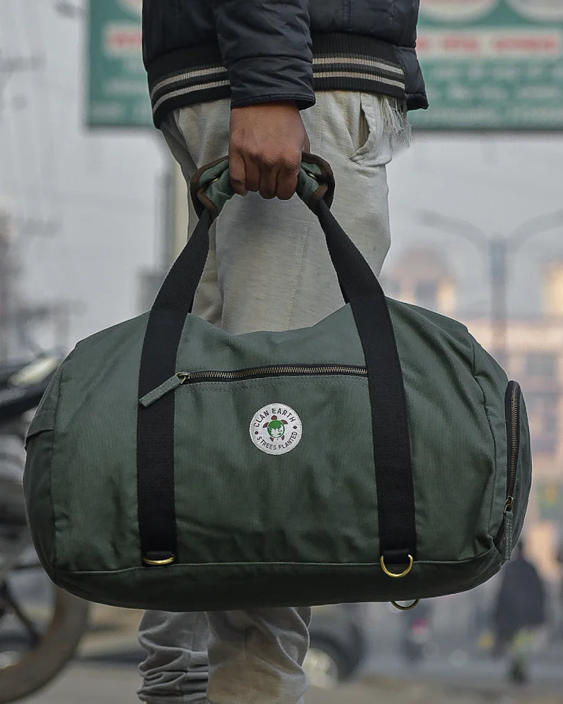 Rhino Duffel - Olive Green | Clan Earth - EarthBased 