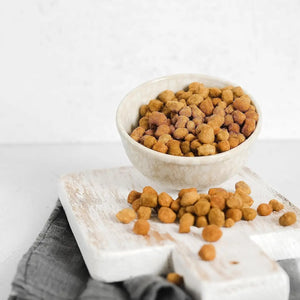 PROMUNCH Roasted Soya Snack | Vegan |Gluten-Free | Flavor: Peri-Peri 300 g Pack of 1 - EarthBased 