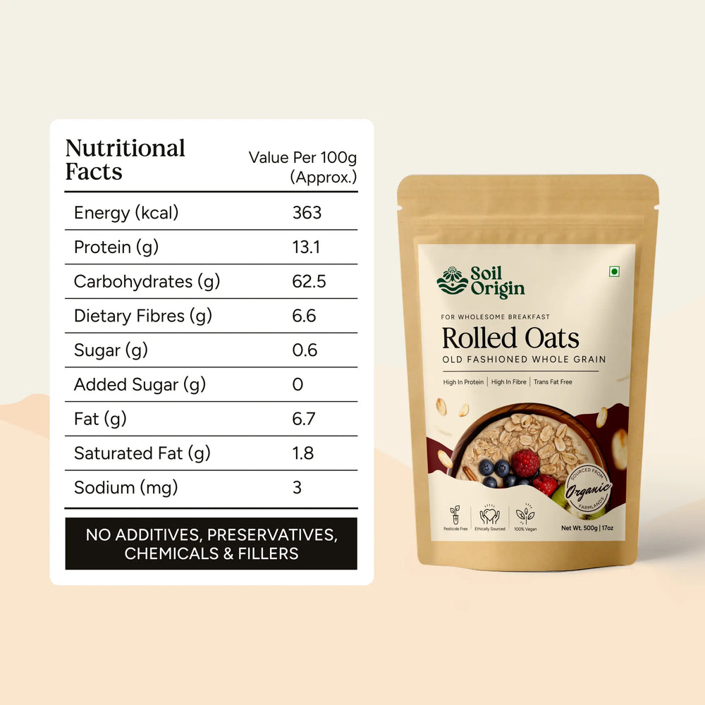 Rolled Oats by Soil Origin - EarthBased 
