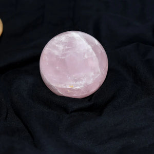 Original Rose Quartz Healing Ball For Love, Compassion, Emotions & Relationships - EarthBased 